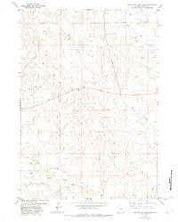 Download a high-resolution, GPS-compatible USGS topo map for Darlington Draw East, WY (1982 edition)