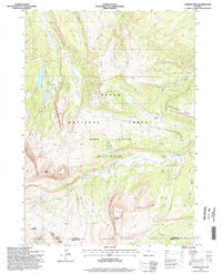 Download a high-resolution, GPS-compatible USGS topo map for Darwin Peak, WY (1998 edition)