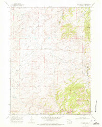 Download a high-resolution, GPS-compatible USGS topo map for Davidson Flats, WY (1972 edition)