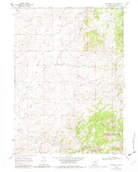 Download a high-resolution, GPS-compatible USGS topo map for Davidson Flats, WY (1982 edition)