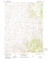 Download a high-resolution, GPS-compatible USGS topo map for Davidson Flats, WY (1985 edition)