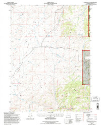 Download a high-resolution, GPS-compatible USGS topo map for Davidson Flats, WY (1996 edition)