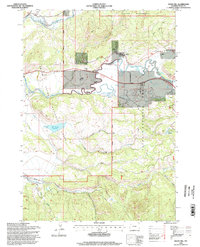Download a high-resolution, GPS-compatible USGS topo map for Davis Hill, WY (1998 edition)