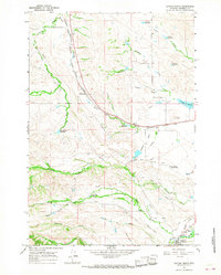 Download a high-resolution, GPS-compatible USGS topo map for Dayton North, WY (1967 edition)