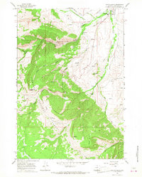 Download a high-resolution, GPS-compatible USGS topo map for Dayton South, WY (1968 edition)
