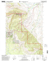 Download a high-resolution, GPS-compatible USGS topo map for Dayton South, WY (1997 edition)