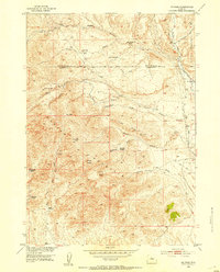 Download a high-resolution, GPS-compatible USGS topo map for De Pass, WY (1953 edition)