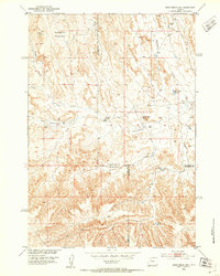 Download a high-resolution, GPS-compatible USGS topo map for Dead Indian Hill, WY (1953 edition)