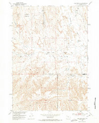 Download a high-resolution, GPS-compatible USGS topo map for Dead Indian Hill, WY (1974 edition)