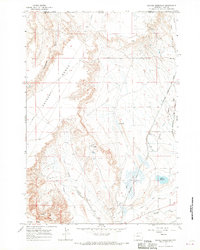Download a high-resolution, GPS-compatible USGS topo map for Deaver Reservoir, WY (1969 edition)