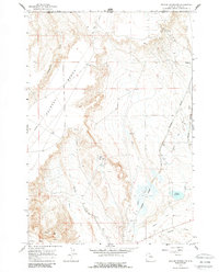 Download a high-resolution, GPS-compatible USGS topo map for Deaver Reservoir, WY (1988 edition)