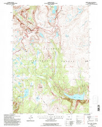 Download a high-resolution, GPS-compatible USGS topo map for Deep Lake, WY (1996 edition)