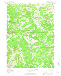 Download a high-resolution, GPS-compatible USGS topo map for Deer Creek, WY (1968 edition)
