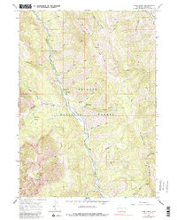Download a high-resolution, GPS-compatible USGS topo map for Deer Creek, WY (1984 edition)