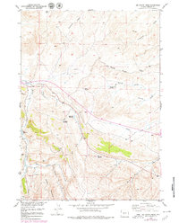 Download a high-resolution, GPS-compatible USGS topo map for Del Monte Ridge, WY (1979 edition)