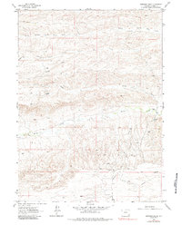 Download a high-resolution, GPS-compatible USGS topo map for Dereemer Ranch, WY (1984 edition)