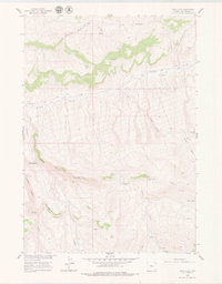 Download a high-resolution, GPS-compatible USGS topo map for Devil Slide, WY (1979 edition)