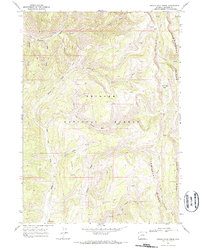 Download a high-resolution, GPS-compatible USGS topo map for Devils Hole Creek, WY (1970 edition)