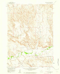 Download a high-resolution, GPS-compatible USGS topo map for Devils Kitchen, WY (1962 edition)