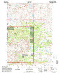 Download a high-resolution, GPS-compatible USGS topo map for Devils Tooth, WY (1996 edition)