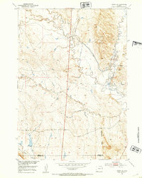 Download a high-resolution, GPS-compatible USGS topo map for Dewey SW, WY (1953 edition)