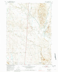 Download a high-resolution, GPS-compatible USGS topo map for Dewey SW, WY (1981 edition)