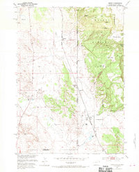 preview thumbnail of historical topo map of Niobrara County, WY in 1951