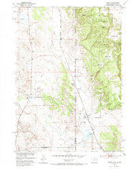 Download a high-resolution, GPS-compatible USGS topo map for Dewey, WY (1985 edition)