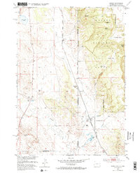 Download a high-resolution, GPS-compatible USGS topo map for Dewey, WY (1985 edition)