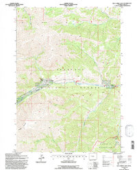Download a high-resolution, GPS-compatible USGS topo map for Dick Creek Lakes, WY (1997 edition)