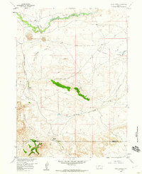 Download a high-resolution, GPS-compatible USGS topo map for Dickie Springs, WY (1960 edition)