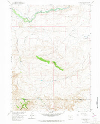 Download a high-resolution, GPS-compatible USGS topo map for Dickie Springs, WY (1967 edition)