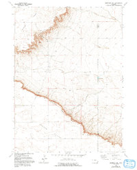 Download a high-resolution, GPS-compatible USGS topo map for Dickinson Hill, WY (1993 edition)