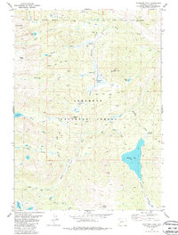 Download a high-resolution, GPS-compatible USGS topo map for Dickinson Park, WY (1987 edition)