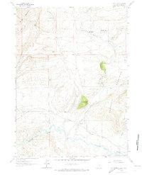 Download a high-resolution, GPS-compatible USGS topo map for Difficulty, WY (1974 edition)