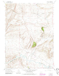 Download a high-resolution, GPS-compatible USGS topo map for Difficulty, WY (1985 edition)