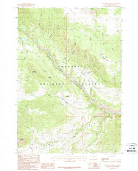 Download a high-resolution, GPS-compatible USGS topo map for Dillworth Bench, WY (1987 edition)