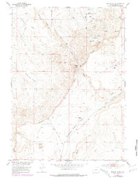 Download a high-resolution, GPS-compatible USGS topo map for Dishpan Butte, WY (1979 edition)