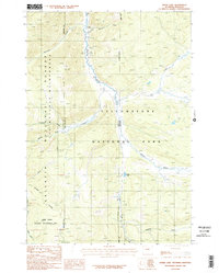 Download a high-resolution, GPS-compatible USGS topo map for Divide Lake, WY (1986 edition)