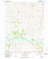 Download a high-resolution, GPS-compatible USGS topo map for Dixon, WY (1983 edition)