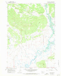 preview thumbnail of historical topo map of Sublette County, WY in 1966