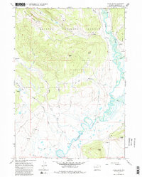 Download a high-resolution, GPS-compatible USGS topo map for Dodge Butte, WY (1980 edition)
