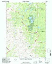 Download a high-resolution, GPS-compatible USGS topo map for Dome Lake, WY (1997 edition)
