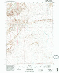 Download a high-resolution, GPS-compatible USGS topo map for Doty Hill, WY (1995 edition)