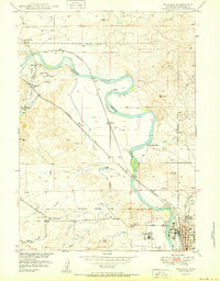Download a high-resolution, GPS-compatible USGS topo map for Douglas, WY (1950 edition)