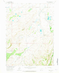 Download a high-resolution, GPS-compatible USGS topo map for Downey Lakes, WY (1965 edition)