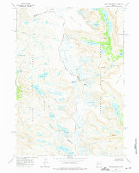 Download a high-resolution, GPS-compatible USGS topo map for Downs Mountain, WY (1975 edition)
