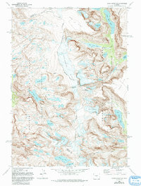 preview thumbnail of historical topo map of Fremont County, WY in 1968