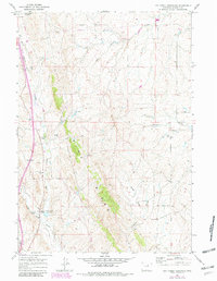 Download a high-resolution, GPS-compatible USGS topo map for Dry Creek Reservoir, WY (1982 edition)