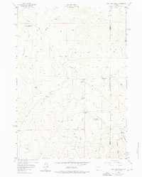 1953 Map of Dry Fork Ranch, 1976 Print